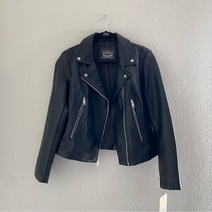 NWT Levi’s Faux Leather Moto Jacket